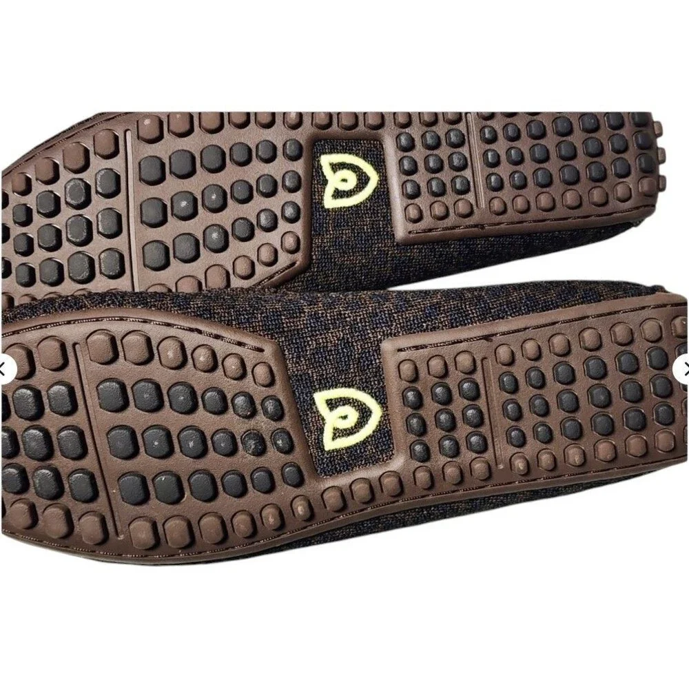 Rothy's The Driver Loafers Chocolate Spot Leopard Driving Shoes Size 9.5 Flats